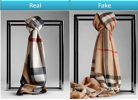 how to recognize fake burberry scarf|Burberry plaid scarf knock off.